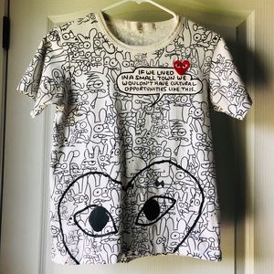 CDG Graffiti shirt